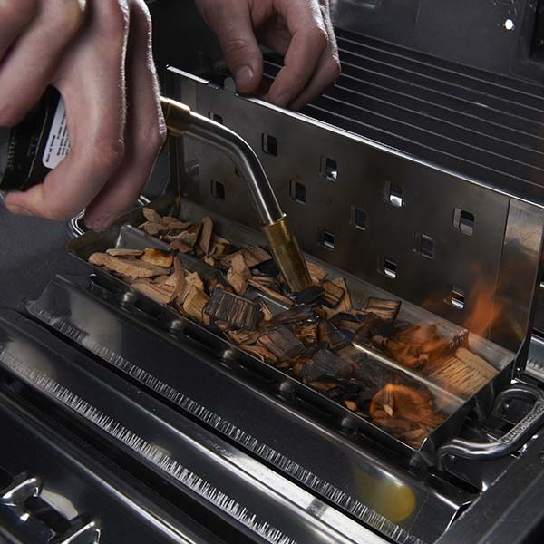 Broil King Apple Wood Chips on grill