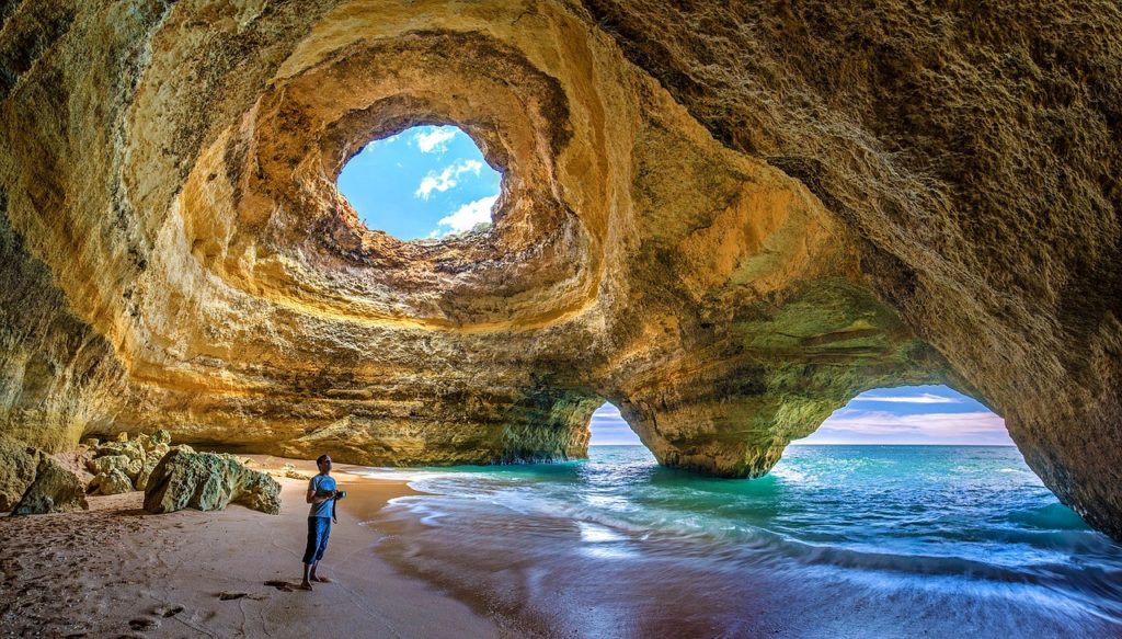 Visit the Algarve during summer to see the Benagil Cave