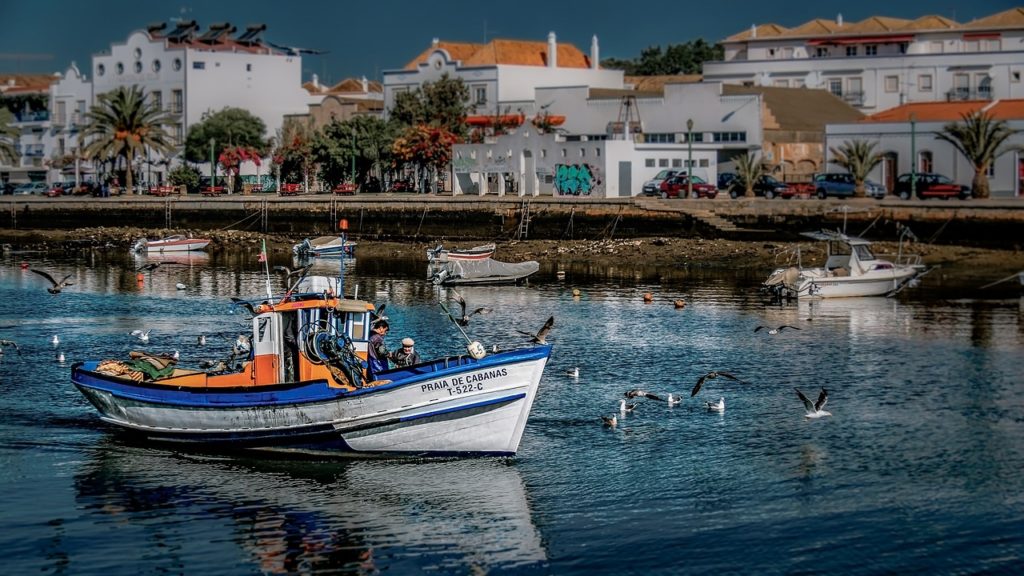 Visit Tavira in the Algarve during summer