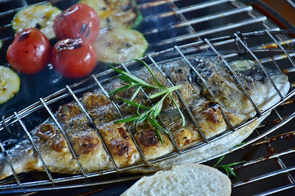 Fish cooking time on the barbecue