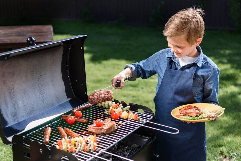 grilling with your kids