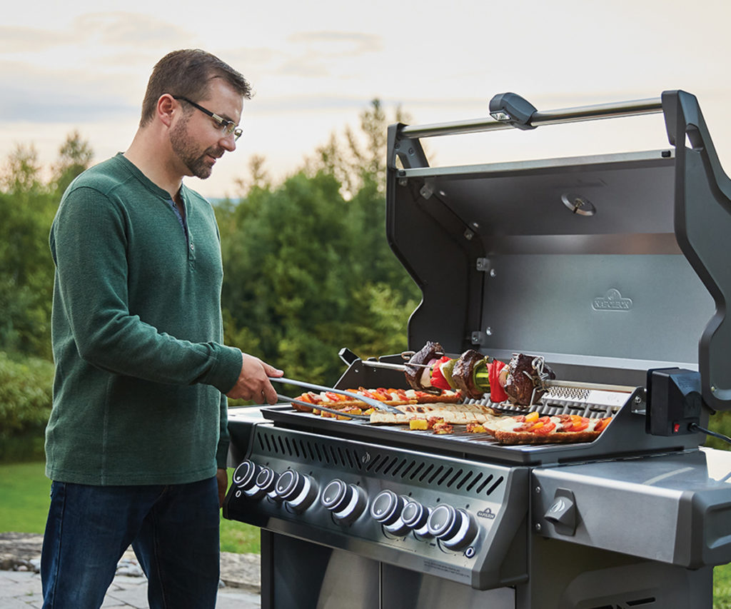 grill during winter