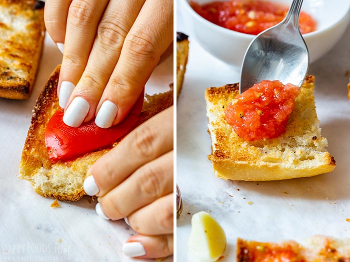 Grilled Bread With Tomato Recipe or pan con tomate recipe