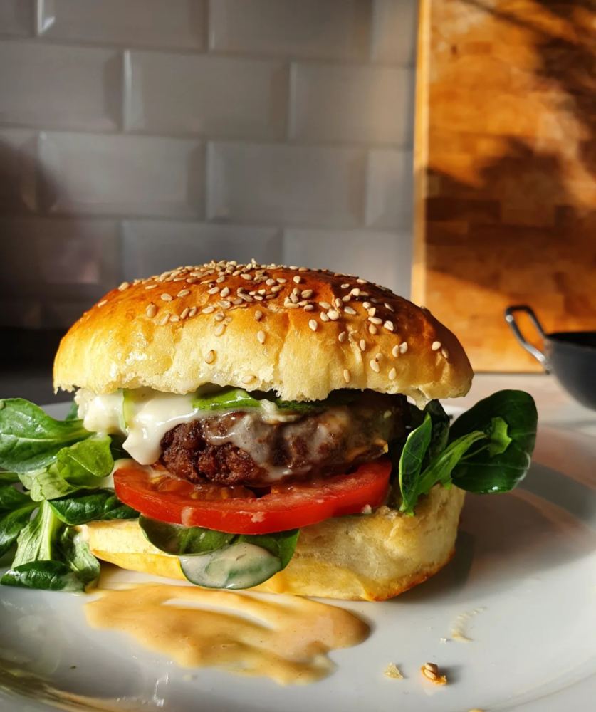 the most delicious grilled burger