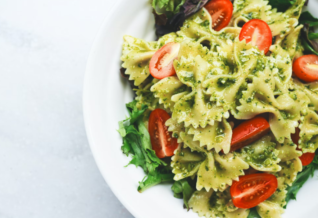 pesto pasata salad for bbq