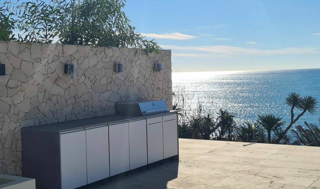 Outdoor kitchen installed by BBQ's Algarve in Algarve, Portugal