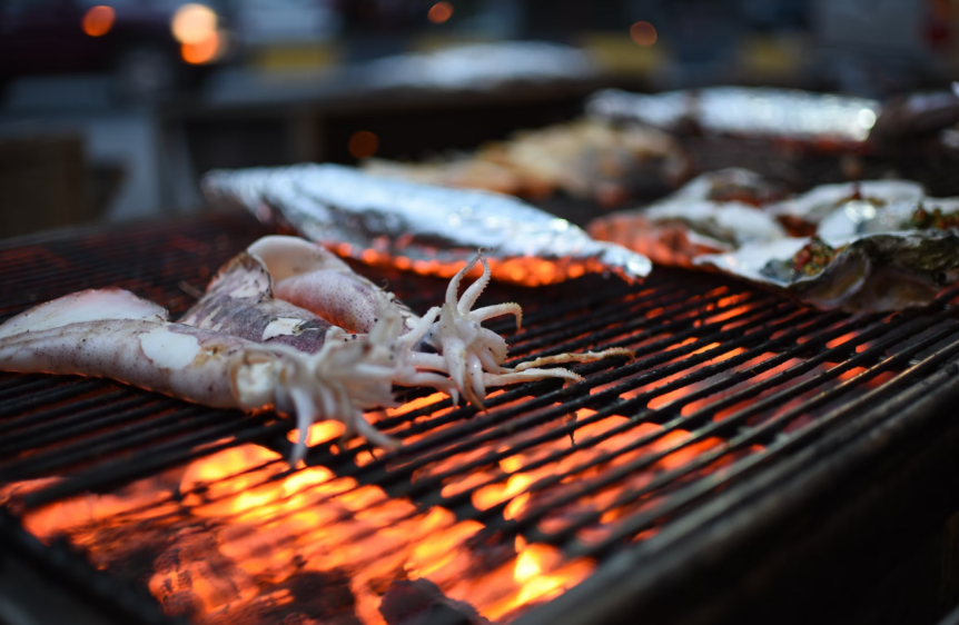 grilled squid