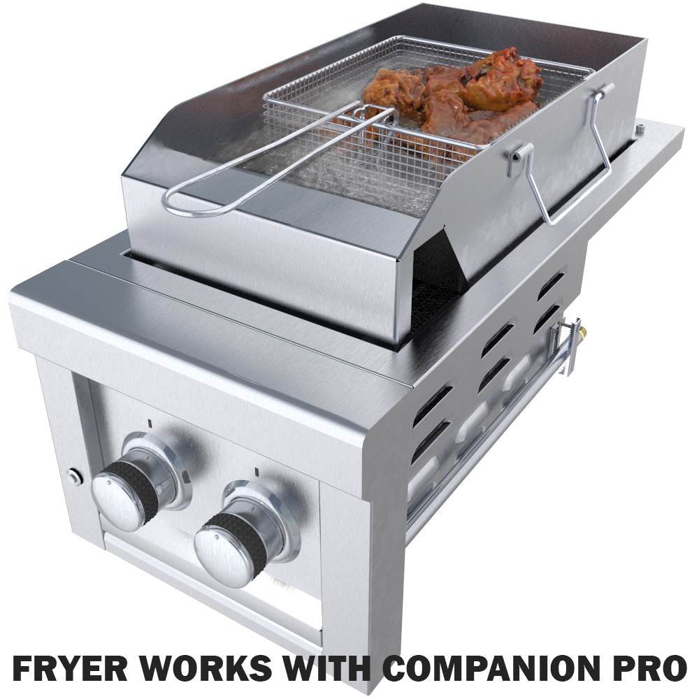 Deep Fryer Steamer Grill Inser Bbq