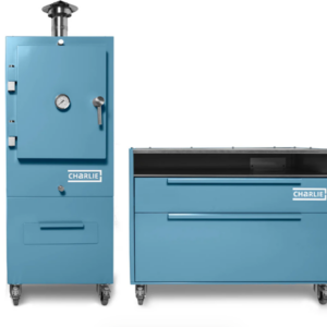 Charlie Charcoal Oven + cabinet table island - Blue Marlin