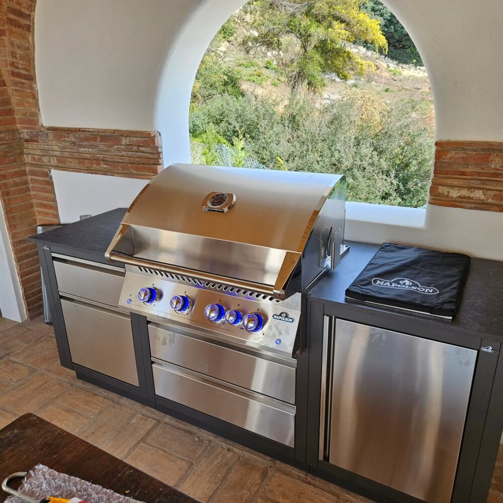 Napoleon Grill in Albufeira, Portugal, installed by BBQ's Algarve