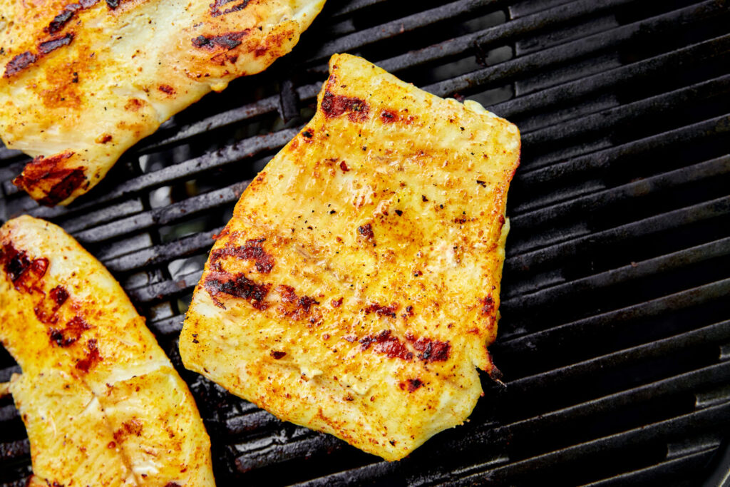Grilled cod or bacalhau in Algarve