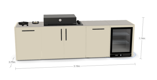 Brabura display kitchen